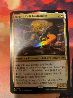 MTG Edge of Eternities Ragost Deft Gantronaut Foil - Image 1