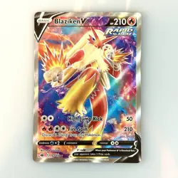 Blaziken V Pokemon TCG Sword & Shield - Chilling Reign 161/198 Holo Full Art NM - Image 1
