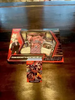 Pokemon Destined Rivals Booster Bundle and Team Rockets Mewtwo Ex Collection Box - Image 1
