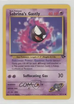 Sabrina's Gastly Pokemon Gym Challenge #97 2000 0jf5 - Image 1