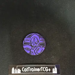 NEW Deoxys Coin Purple Holo Small JP Size Holo Pokemon Center Japan Exclusive - Image 1