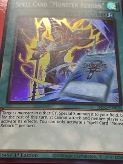 3x Spell Card "Monster Reborn" | INFO-EN099 | Super Rare | 1st Edition | YuGiOh! - Image 2