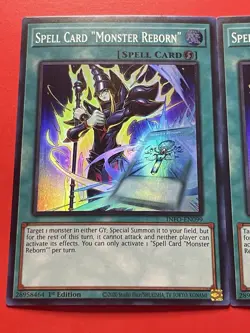 3x Spell Card "Monster Reborn" | INFO-EN099 | Super Rare | 1st Edition | YuGiOh! - Image 4