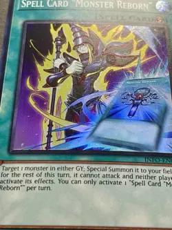 3x Spell Card "Monster Reborn" | INFO-EN099 | Super Rare | 1st Edition | YuGiOh! - Image 2
