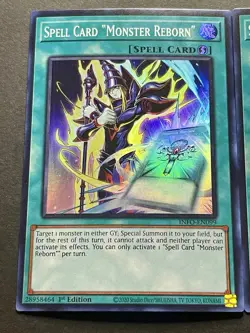 3x Spell Card "Monster Reborn" | INFO-EN099 | Super Rare | 1st Edition | YuGiOh! - Image 3