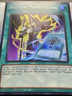 3x Spell Card "Monster Reborn" | INFO-EN099 | Super Rare | 1st Edition | YuGiOh! - Image 4