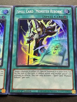 3x Spell Card "Monster Reborn" | INFO-EN099 | Super Rare | 1st Edition | YuGiOh! - Image 5