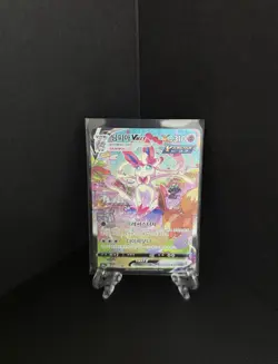 Pokemon KOREAN Card Eevee Heroes Sylveon VMAX 093/069 HR Alt Full Art Used - Image 1