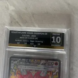 Hearthflame Mask Ogerpon ex 115/101 SR SV6 Mask of Change Pokemon Card Japan - Image 2