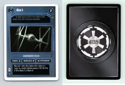 Black 4 Star Wars A New Hope Unlimited 1998 DS Uncommon CCG Card - Image 1