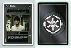 Officer Evax Star Wars A New Hope Unlimited 1998 DS Common CCG Card - Image 1