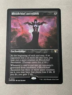 MTG English Bloodchief Ascension (Foil Etched) NM Foil Commander Masters - Image 1