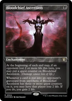 MTG English Bloodchief Ascension (Foil Etched) NM Foil Commander Masters - Image 1