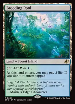 Magic the Gathering MTG - Breeding Pool - Edge of Eternities - Single - Image 1