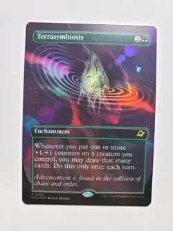 MTG ~ Terrasymbiosis Borderless FOIL ~ nMint ~ Ships NOW! ~ Edge - Image 1