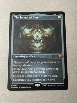 MTG The Immortal Sun (Foil Etched)- Commander Masters - Image 1