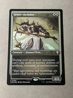 Grand Abolisher - ETCHED FOIL - Commander Masters - NM MTG - Image 1