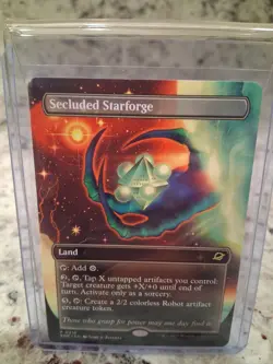 Borderless SECLUDED STARFORGE mtg Edge of Eternities Rare - Image 1