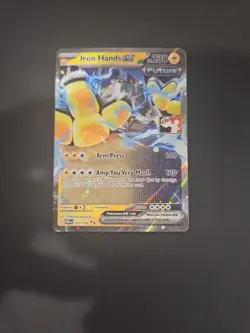 Iron Hands Ex Pokemon Prize Pack Series 5 Promo Pokemon Card NM/LP Play Stamp - Image 1