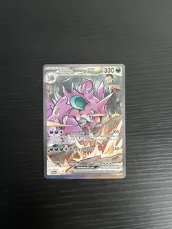 Team Rocket's Nidoking ex 233/182 SV10: Destined Rivals English SIR Pokemon TCG - Image 2