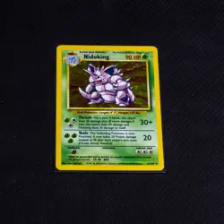 Vintage Pokemon TCG Base Set - Nidoking Holo Rare- Lightly Played-NM- Condition - Image 1