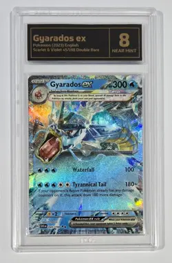 Pokemon Slab: Gyarados ex - 045/198 - Scarlet & Violet - Graded TCG Near Mint 8 - Image 1