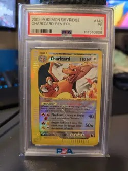Pokemon Charizard Skyridge Crystal Type Reverse Holo Rare #146 PSA 1 - Image 1
