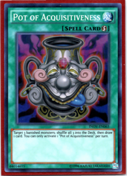 Pot of Acquisitiveness - INOV-EN065 - Super Rare - Yugioh - Image 1