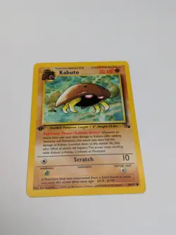KABUTO Fossil 1st Edition #50/62 Vintage Non Holo Pokemon Card NM/Better - Image 2