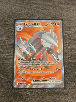 Excadrill EX 160/086 Full Art Pokemon Card Black Bolt TCG English - Image 1