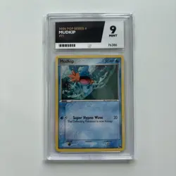 Mudkip 11/17 Pop Series 4 2006 Pokemon Card - Ace Graded Mint 9 - Image 1