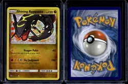 NM Shining Rayquaza 56/73 Shining Legends Holo Pokemon Card - Image 3