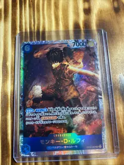 Japanese One Piece Card Game Monkey.D.Luffy OP02-062 SR Paramount War Holo - Image 1