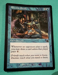MTG - Rhystic Study - Prophecy - Magic the Gathering - Image 3