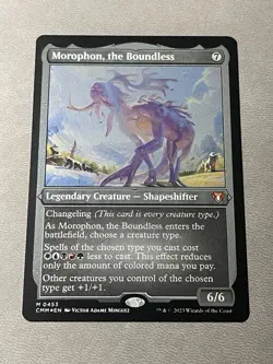 MTG Morophon, the Boundless - Foil Etched, NM-Mint, English Commander Masters - Image 1