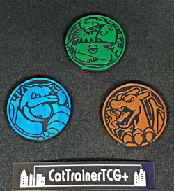 NEW Charizard Venusaur Blastoise Coin 3 Set Small JP Size Pokemon Center Japan - Image 1