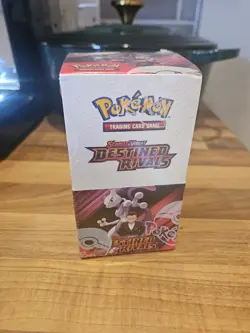POKEMON TCG SCARLET & VIOLET DESTINED RIVALS HALF BOOSTER BOX (18 PACKS) SEALED - Image 1