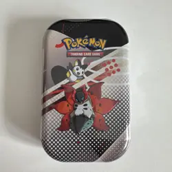 Pokemon TCG Unova Black Bolt & White Flare Mini Tin - Volcarona & Emolga - Image 1