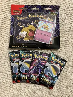 Paldean Fates Booster Packs - NEW English Factory Sealed Pokemon 2023 - Image 1