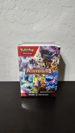 Pokemon TCG Paldea Evolved Booster Bundle 6 Packs New Sealed - Image 1
