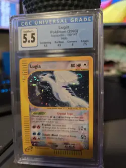 Pokemon Lugia Aquapolis Crystal Type Holo Rare #149 CGC 5.5 - Image 2