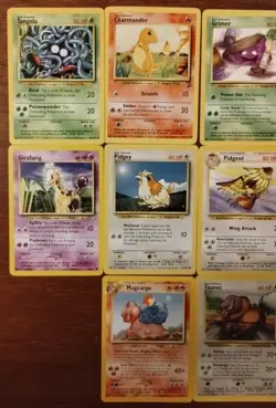 Lot of 10 Vintage Pokemon Cards Pidgeot Jungle Set See Pictures TCG Collection - Image 3