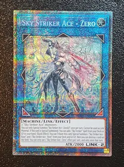 Yugioh DUAD-EN049 Sky Striker Ace = Zero X3 Starlight Rare 1st Edition MINT - Image 2