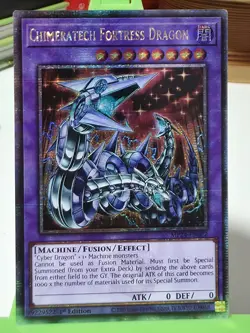 Yugioh MP24-EN022 - Chimeratech Fortress Dragon - Quarter Century Secret Rare - Image 1
