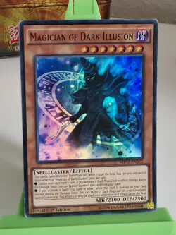 Yugioh Magician of Dark Illusion MP17-EN072 Super Rare 1st Edition - Image 1
