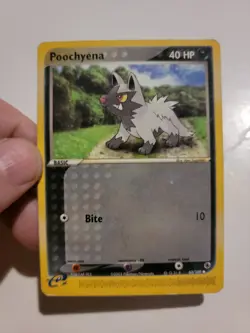 Poochyena 63/109 EX Ruby Sapphire Pokemon Card Pokemon TCG Vintage 2003 - Image 1