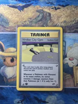Viridian City Gym 123/132 1st Edition Gym Challenge WOTC Vintage Pokemon Card - Image 1
