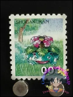 Venusaur Pokemon Stamp Card Japanese Shogakukan Nintendo Game Anime TCG L - Image 1