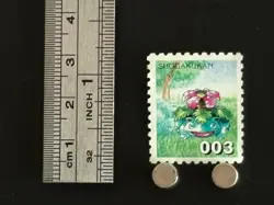 Venusaur Pokemon Stamp Card Japanese Shogakukan Nintendo Game Anime TCG L - Image 2