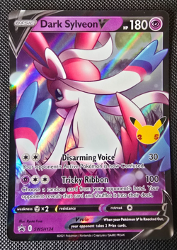 Pokemon Card - Dark Sylveon V - SWSH Black Star Promo - Full Art - SWSH134 -NM - Image 1